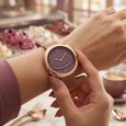 Fastrack Gelato rosegold analog mesh strap watch with Plum dial for Girls - image number 7