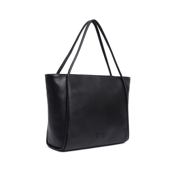 Fastrack Spacious Laptop Tote Bag for Women | Stylish Tote Bag for Girls, Ladies, Women | College Everyday Bag Made of High-Quality Faux Leather (Black) - image number 1
