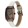 Fastrack Wild Quartz Analog Brown Dial Beige Leather Strap Watch For Girls - image number 5