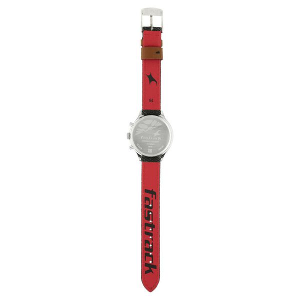 Fastrack Denim Quartz Multifunction Black Dial Denim Strap Watch for Girls - image number 5