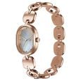 Fastrack Style Up Quartz Analog Mother Of Pearl Dial Rose Gold Metal Strap Watch For Girls - image number 2