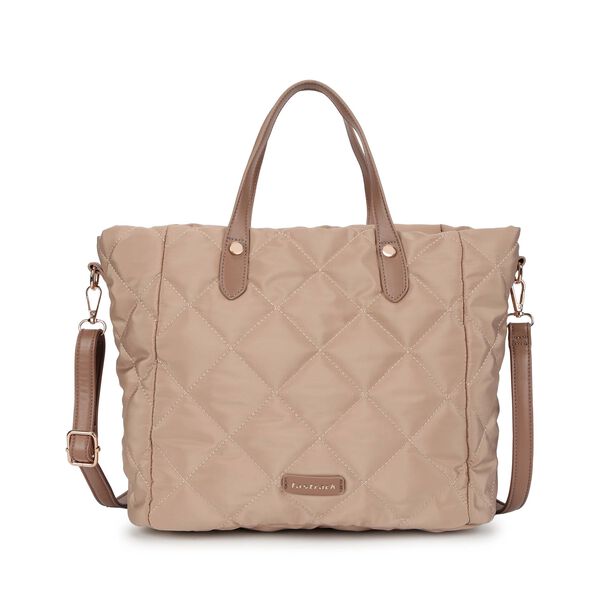 Gridline beige tote - image number 1
