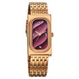 Fastrack Gelato rosegold analog bracelet watch with Plum dial for Girls - image number 2