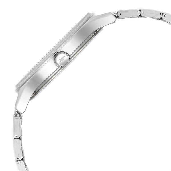Fastrack Stunners Quartz Analog Silver Dial Metal Strap Watch for Guys - image number 3