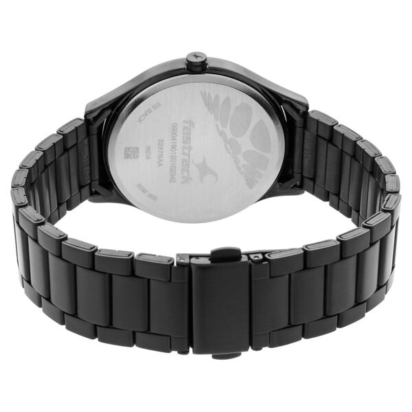 Fastrack Tripster Quartz Analog Black Dial Stainless Steel Strap Watch for Guys - image number 4