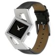 Fastrack Quartz Analog Black Dial Leather Strap Watch for Girls - image number 1