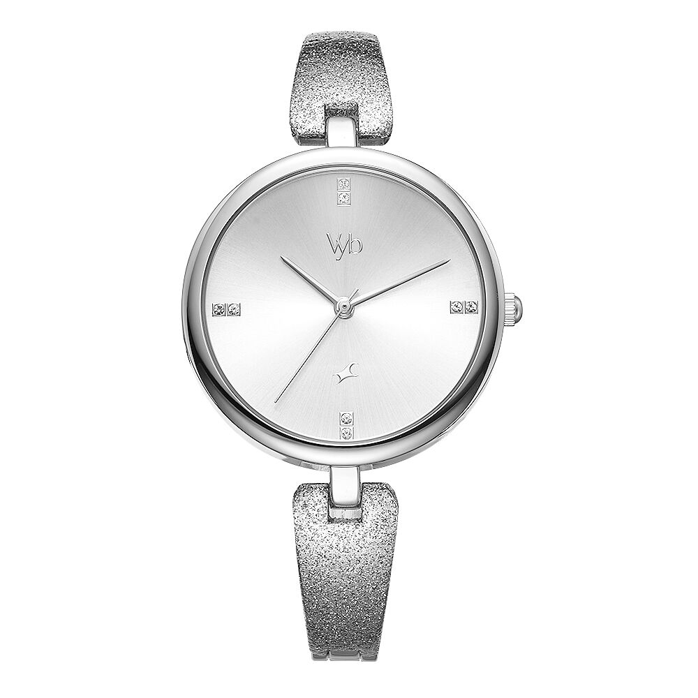 Silver colour outlet watch for girls