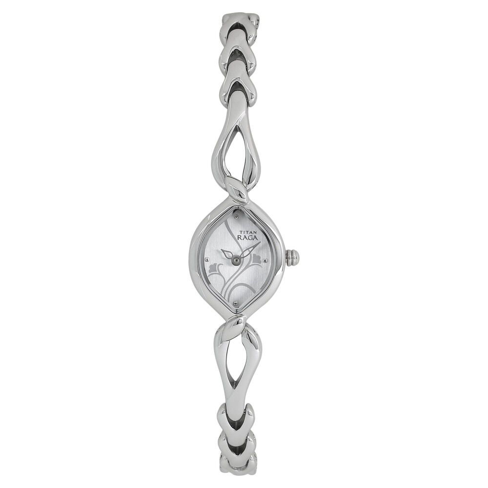 Titan silver chain watch cheap