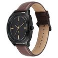 Fastrack Stunners X Quartz Analog Black Dial Leather Strap Watch For Guys - image number 2
