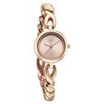 Vyb Siren By Fastrack Quartz Analog Pink Dial Rose Gold Stainless Steel Strap Watch For Girls - image number 2