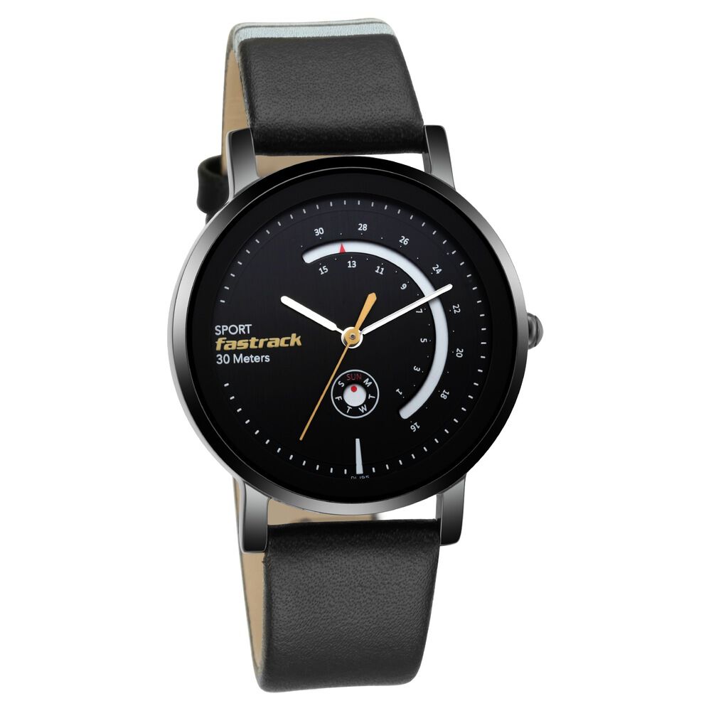 Fastrack Wear Your Look Quartz Analog with Day and Date Black