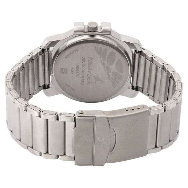 Fastrack Black Dial Quartz Analog with Date Watch for Guys - image number 4