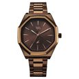Vyb Maverick By Fastrack Quartz Analog Brown Dial Brown Stainless Steel Strap Watch For Guys - image number 1