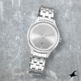 Fastrack Stunners Quartz Analog Silver Dial Metal Strap Watch for Girls - image number 0