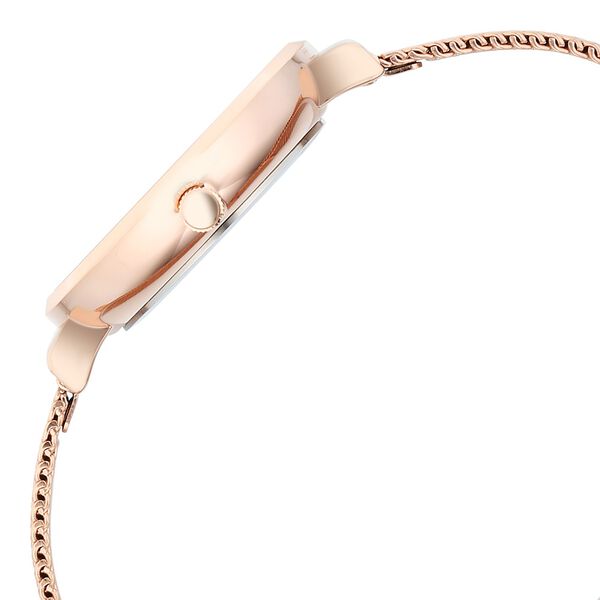 Fastrack Stunners X Quartz Analog Pink Dial Stainless Steel Strap Watch For Girls - image number 3