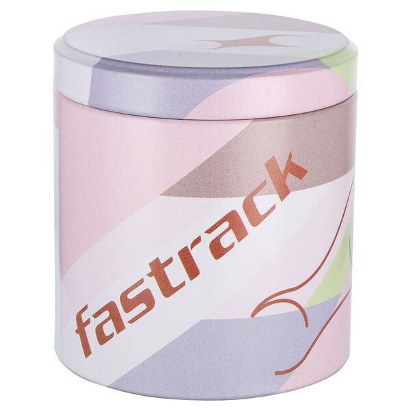 Fastrack Street line Quartz Analog Digital Purple Dial Silicone Strap Watch for Girls - image number 5