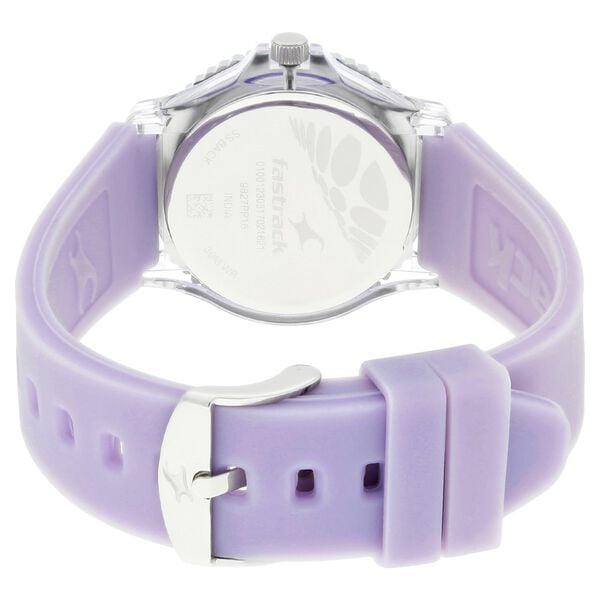Fastrack Quartz Analog Purple Dial Plastic Strap Watch for Girls - image number 3