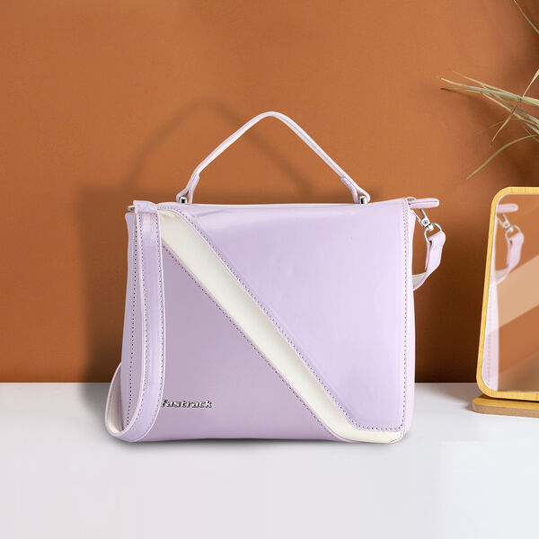 LAVENDER SATCHEL BAG - image number 0