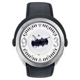 Fastrack Quartz Analog Silver Dial Leather Strap Watch for Guys - image number 0