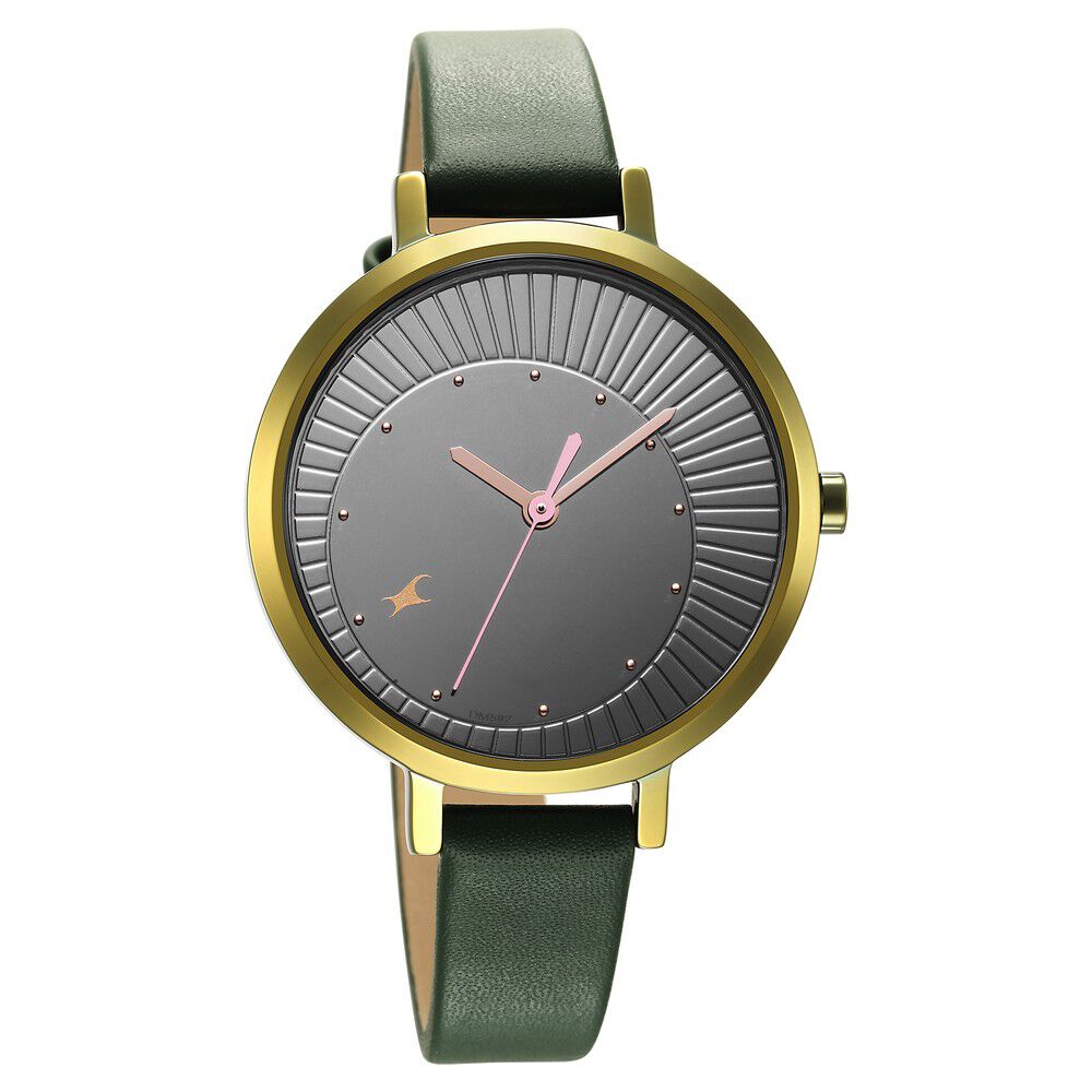 Fastrack discount leather watch