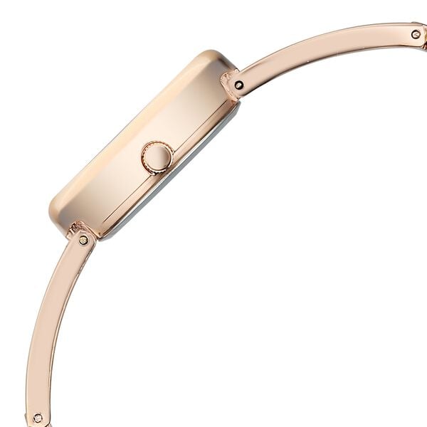 Vyb Luna By Fastrack Quartz Analog White Dial Rose Gold Metal Strap Watch For Girls - image number 4