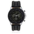 Fastrack Quartz Chronograph Bicolour Dial Leather Strap Watch for Guys - image number 0