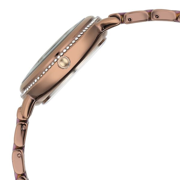Fastrack Vyb Enigma Quartz Analog Brown Dial Brown Metal Strap Watch For Women - image number 3