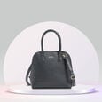 Fastrack Structured Satchel Bag for Women | Classic Bag for Girls, Ladies, Women | Spacious Bag for College, Work Made of High Quality Faux Leather (Black) - image number 9