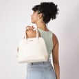 Fastrack Structured Satchel Bag for Women | Classic Bag for Girls, Ladies, Women |� Spacious Bag for College, Work Made of High Quality Faux Leather (White) - image number 7