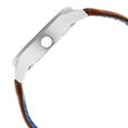 Fastrack Titanium Quartz Analog with Date Grey Dial Leather Strap Watch for Guys - image number 3
