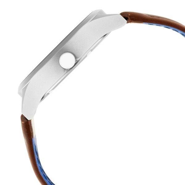 Fastrack Titanium Quartz Analog with Date Grey Dial Leather Strap Watch for Guys - image number 3