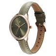 Fastrack Stunners Quartz Analog Green Dial Green Leather Strap Watch For Girls - image number 2