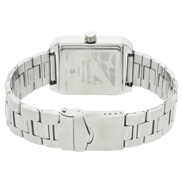 Fastrack Bare Basics Quartz Analog Brown Dial Stainless Steel Strap Watch for Guys - image number 3