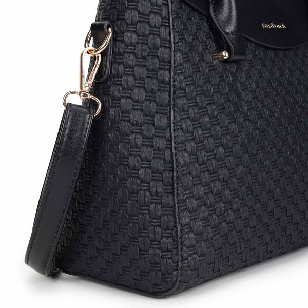 Noir gridelle satchel - image number 5