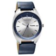 Fastrack Snob X Silver Dial Leather Strap Watch for Guys - image number 1
