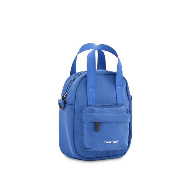 Fastrack Snack-Pack Blue Sling Bag with Detachable Sling - image number 4