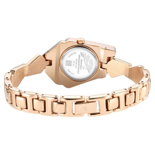 Fastrack Younique Quartz Analog Rose Gold Dial Metal Strap Watch for Girls - image number 5