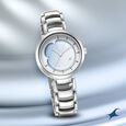 Fastrack Uptown Retreat Quartz Analog Black Dial Metal Strap Watch for Girls