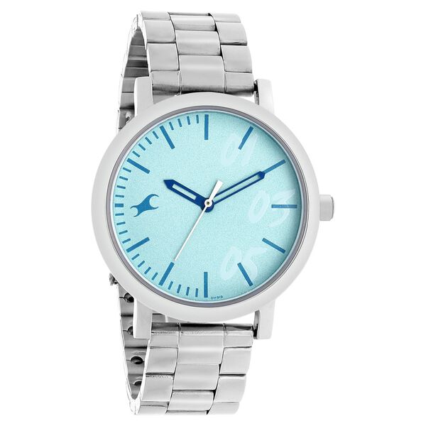 Fastrack Tropical Waters Quartz Analog Green Dial Metal Strap Watch for Girls - image number 1