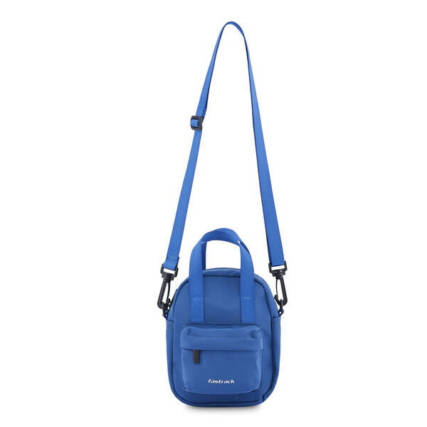 Fastrack Snack-Pack Blue Sling Bag with Detachable Sling - image number 1