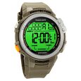 Fastrack Digital Dial Green Silicone Strap Watch For Guys - image number 2