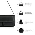 Fastrack Structured Shoulder Bag with Pockets in Black - image number 6