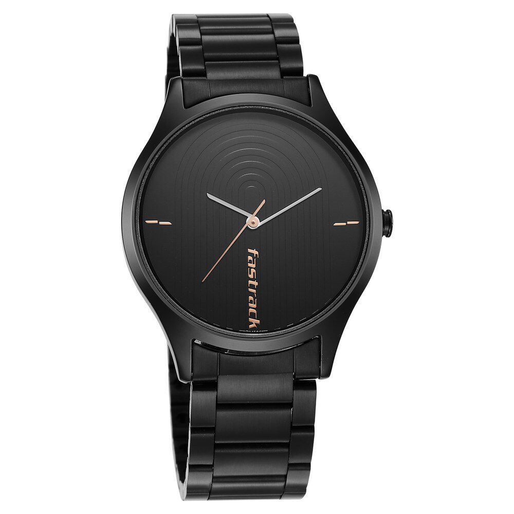 Fastrack black dial stainless steel watches online