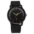 Fastrack Tees Urbanique Quartz Analog Black Dial Silicone Strap watch For Guys - image number 1