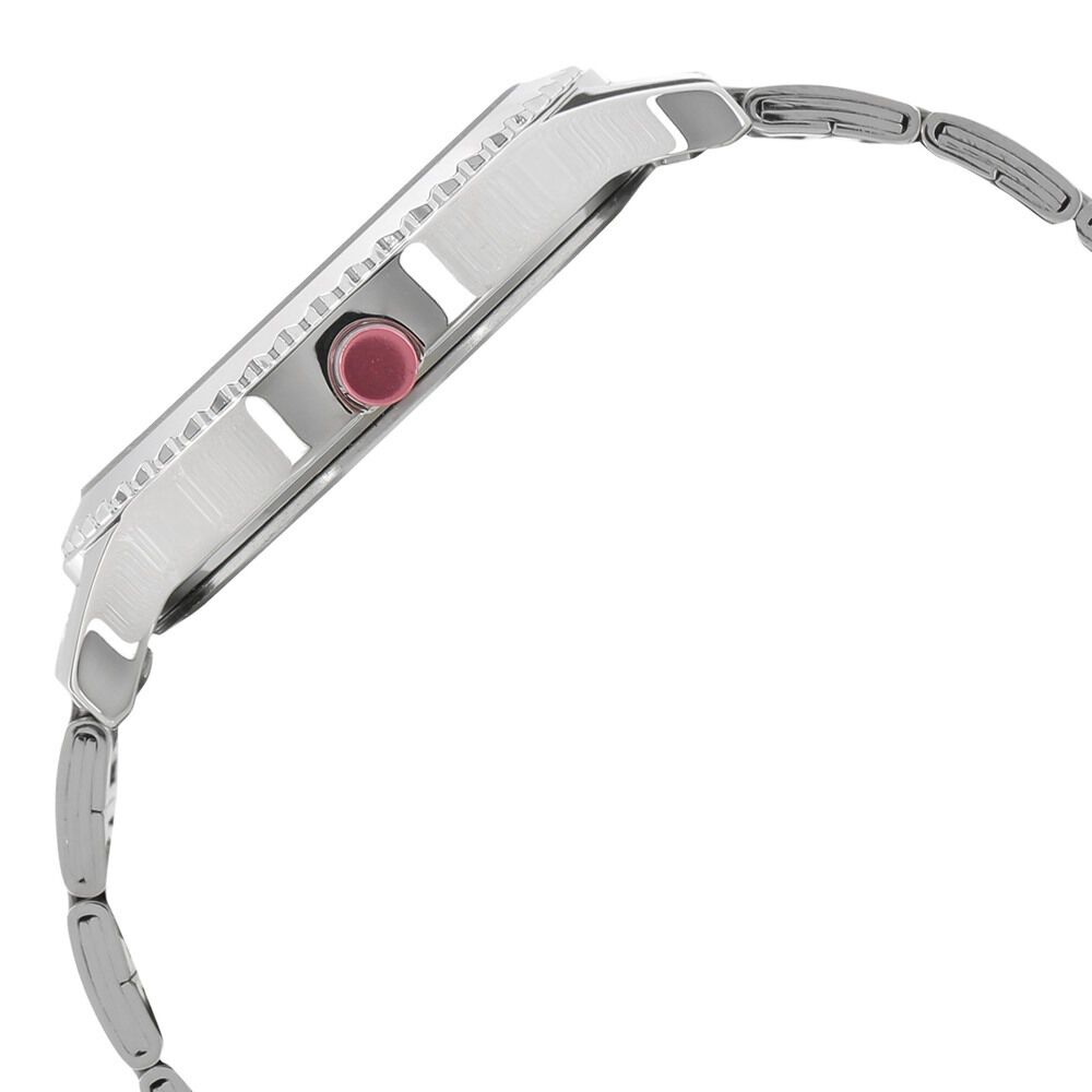 Buy Online Fastrack Loopholes Quartz Analog with Date White Dial Stainless Steel Strap Watch for Girls 6168sm02 p Fastrack