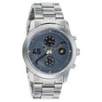 Fastrack Go Skate Quartz Multifunction Black Dial Stainless Steel Strap Watch for Guys