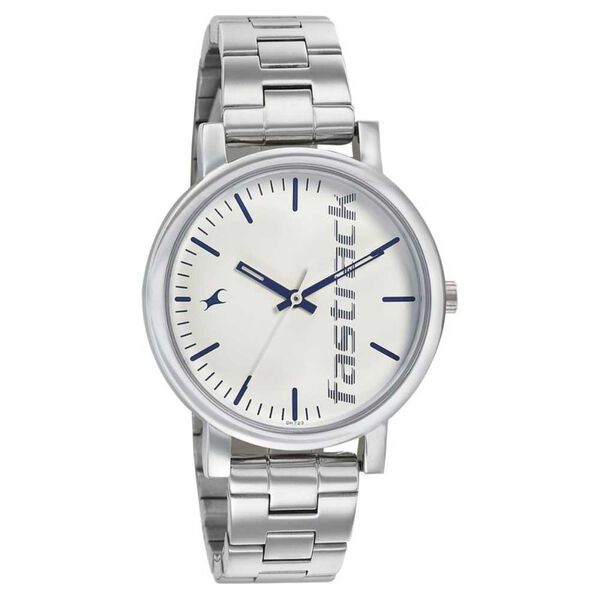Fastrack Quartz Analog White Dial Stainless Steel Strap Watch for Girls - image number 0