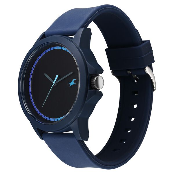 Fastrack Tees Urbanique Quartz Analog Multicoloured Dial Silicone Strap watch For Guys - image number 2