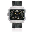 Fastrack Quartz Analog Green Dial Leather Strap Watch for Guys