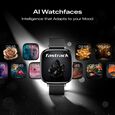 Fastrack Noir Rizz Women Smartwatch with 1.72" inch HD Display, Womens Health, Functional Crown, Additional Silicone Strap - image number 3